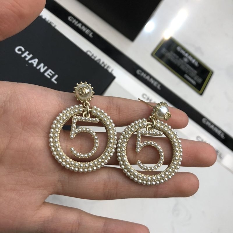 Ch*el earrings